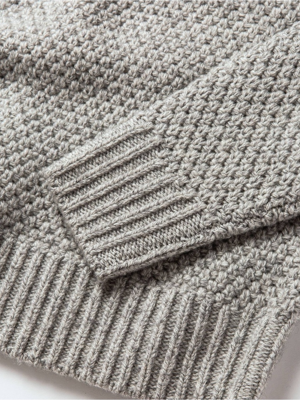 Taylor Stitch The Fisherman Sweater
in Heather Ash - Picture 3 of 10